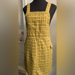 Cotton sleeveless bag dress with 3 large pockets